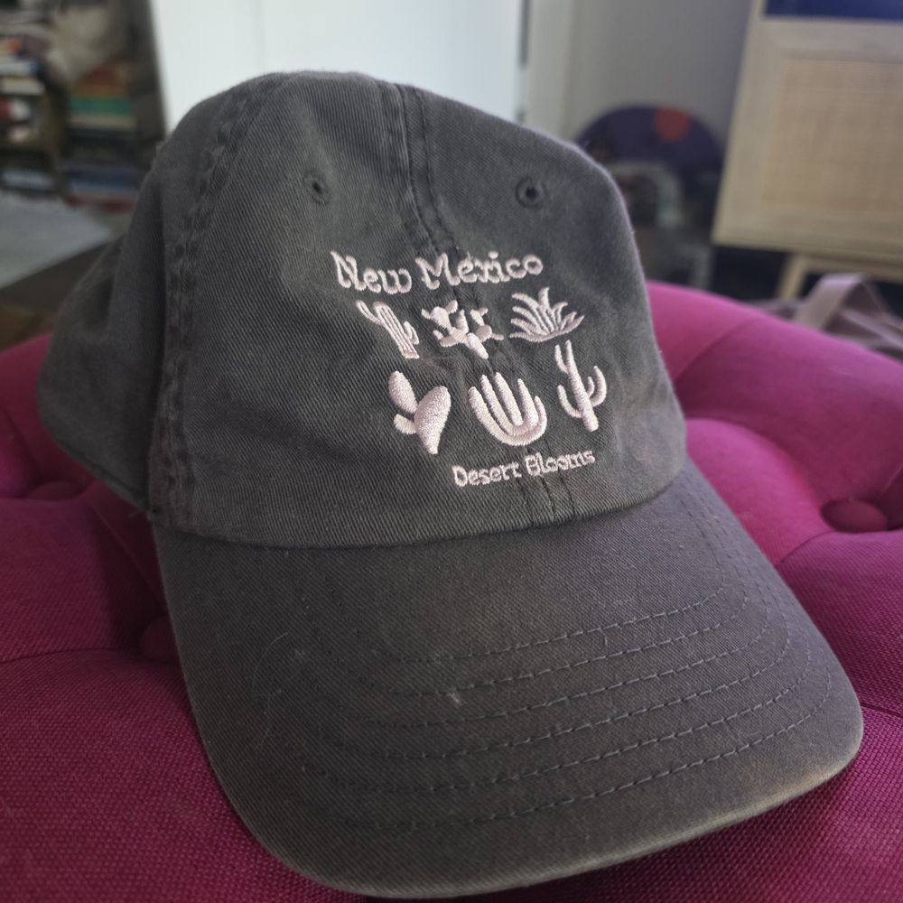 Mighty Fine New Mexico Desert Blooms Hat - Black